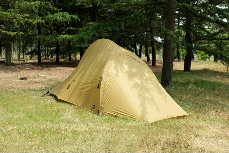 Cheap Goat Tents The Free Spirits TFS Pangolin2.0 One sided Silicon Coating 2 person 3 Season Ultralight Waterproof Camping Tent Black Label Tents 
